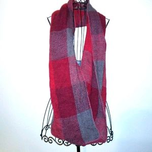 5 For $25 Poppy Plaid Waffle Knit Infinity Scarf